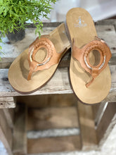 Load image into Gallery viewer, Corkys Cognac Ring My Bell Sandal
