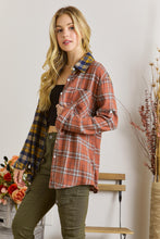 Load image into Gallery viewer, Rust &amp; Mustard Button Down Plaid Shirt
