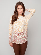 Load image into Gallery viewer, Charlie B Macaroon Print Sweater
