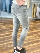 Load image into Gallery viewer, Risen Dark Grey Mid Rise Skinny Jeans
