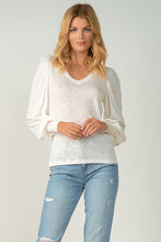 Load image into Gallery viewer, Cream Long Sleeve Top
