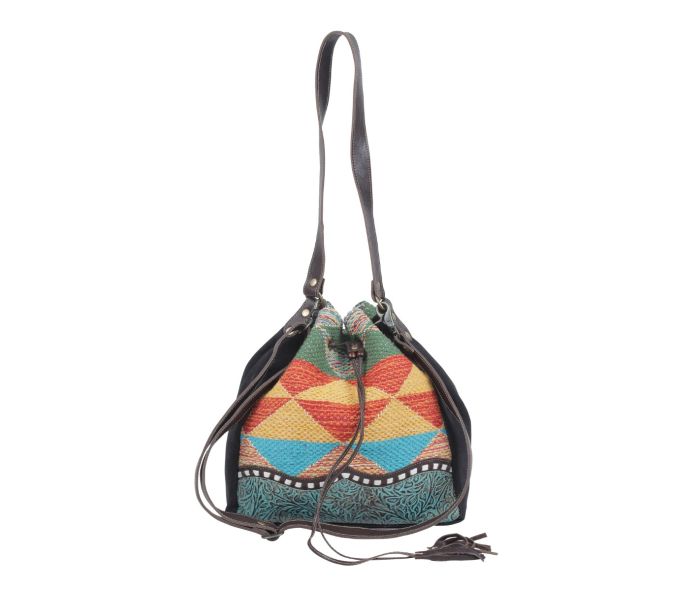 Myra Multicolored Bucket Bag